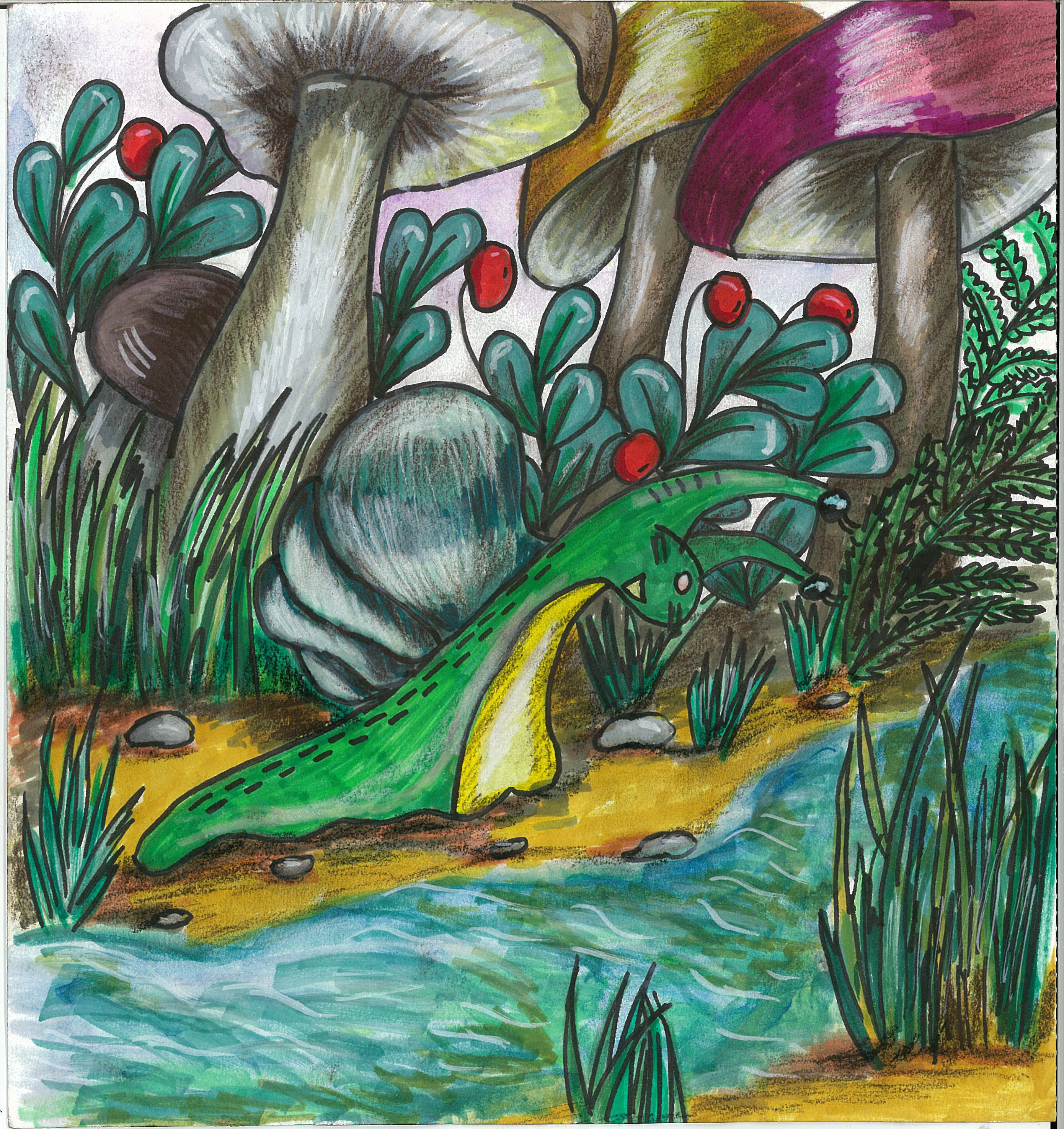 Иллюстрации к книге "Улитка Люся"