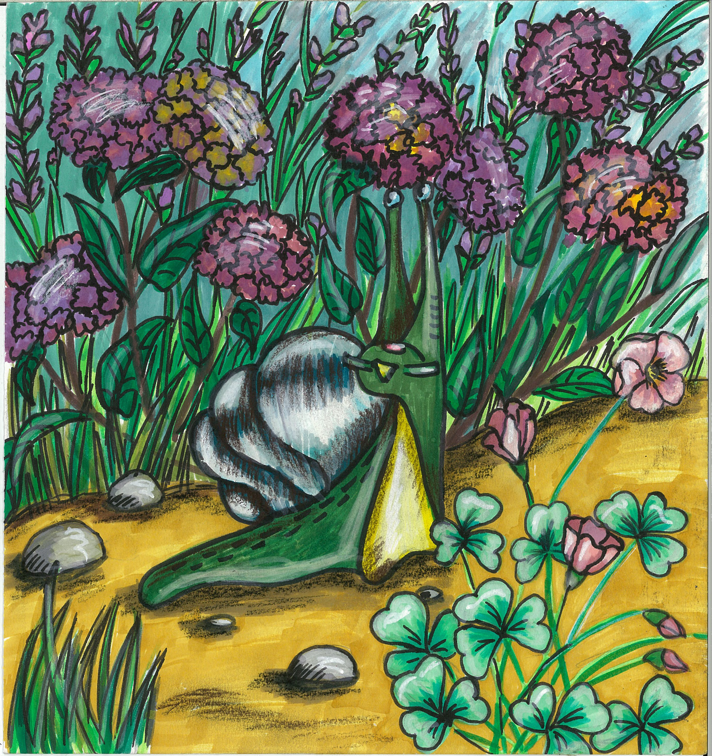 Иллюстрации к книге "Улитка Люся"