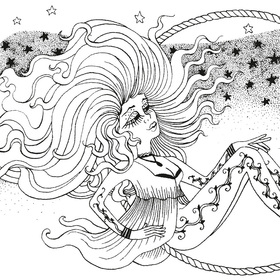 Иллюстрации к сувенирной продукции для танцевальной студии.