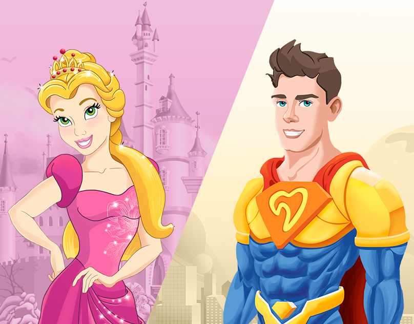 Бренд-персонаж для детских зубных щеток