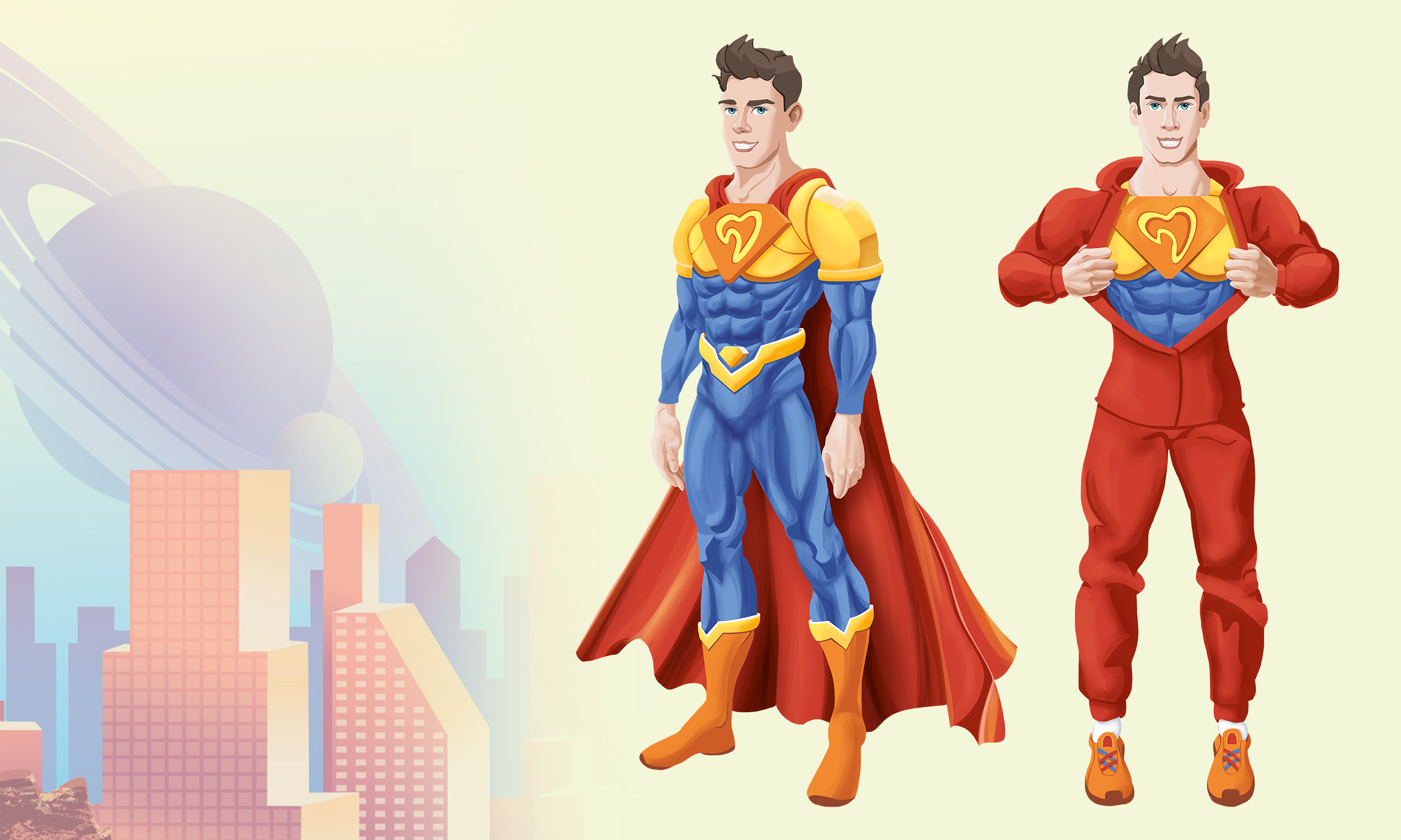 Бренд-персонаж для детских зубных щеток