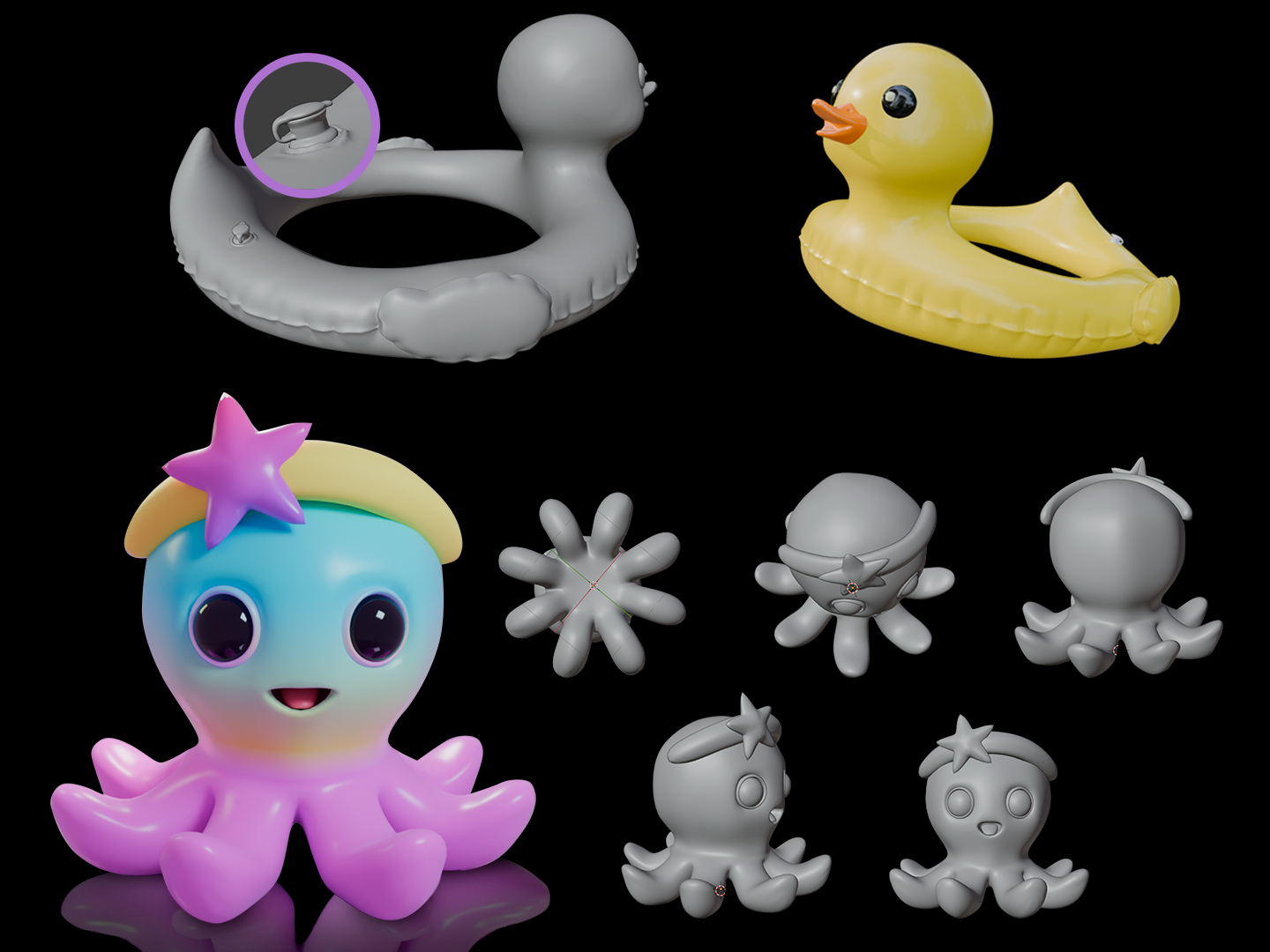 3D-иллюстрация "Аквариум"