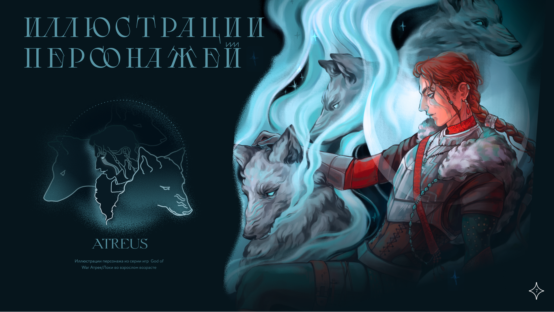 Портфолио с любимыми работами❤︎