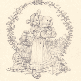 Вариант эскиза титульной страницы к "Сказки Эльфов"