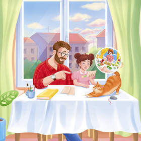 Иллюстрации для настольных игр "Отвечайка"