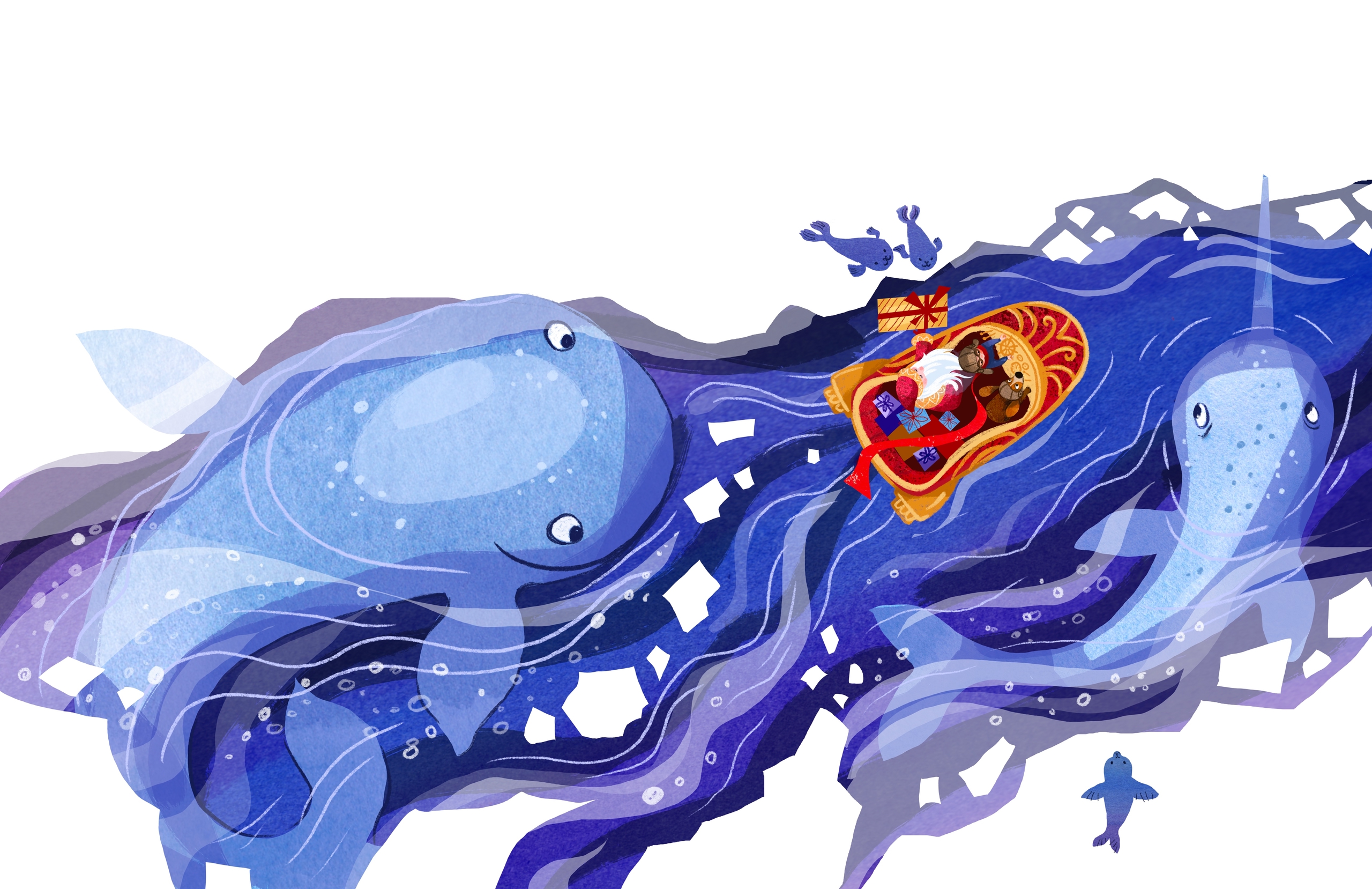 Иллюстрации к книге "Чудо-сани"