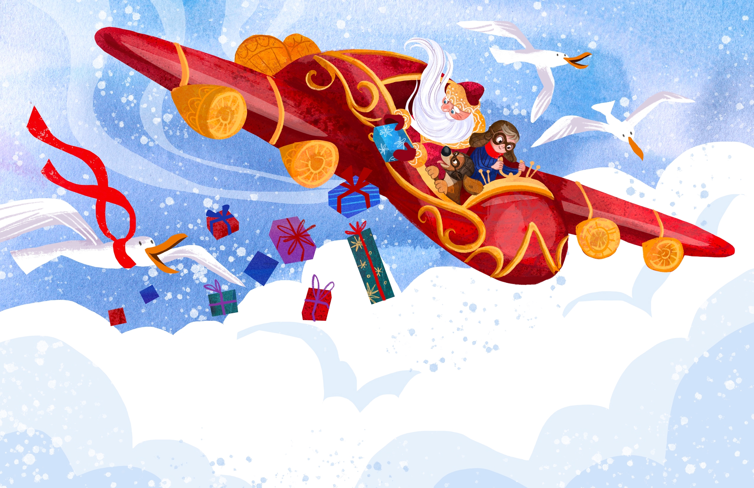 Иллюстрации к книге "Чудо-сани"