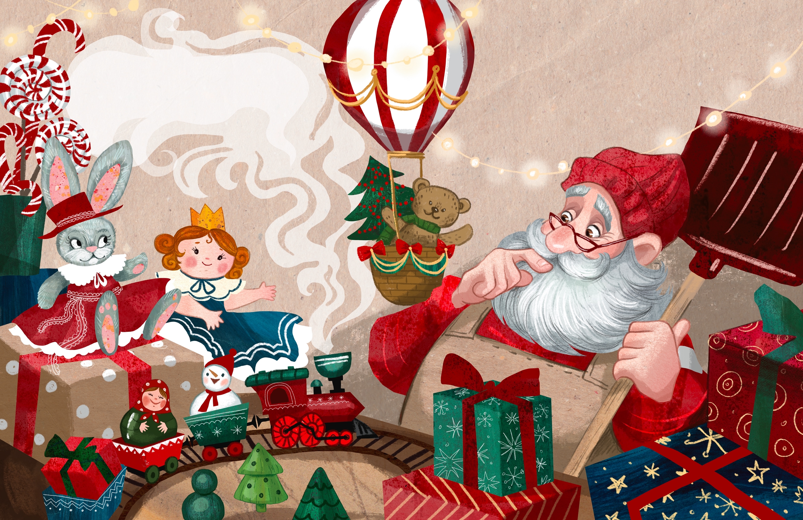 Иллюстрации к книге "Приключение новогоднего письма"