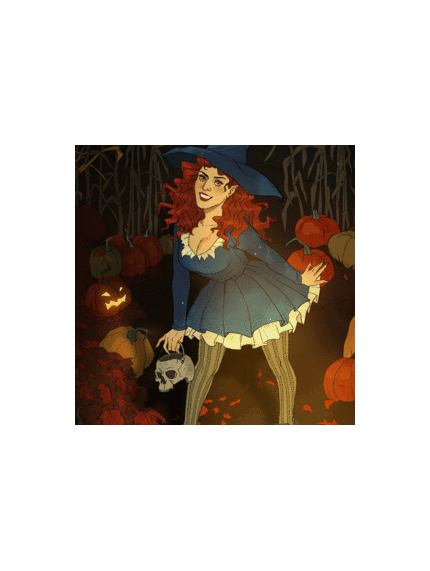 Ведьма из тыквы