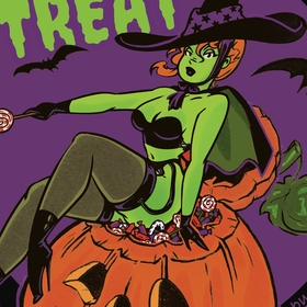 Хэллоуинский принт Trick or Treat