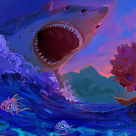 Корабль и акула