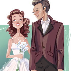 Парочки на свадьбе