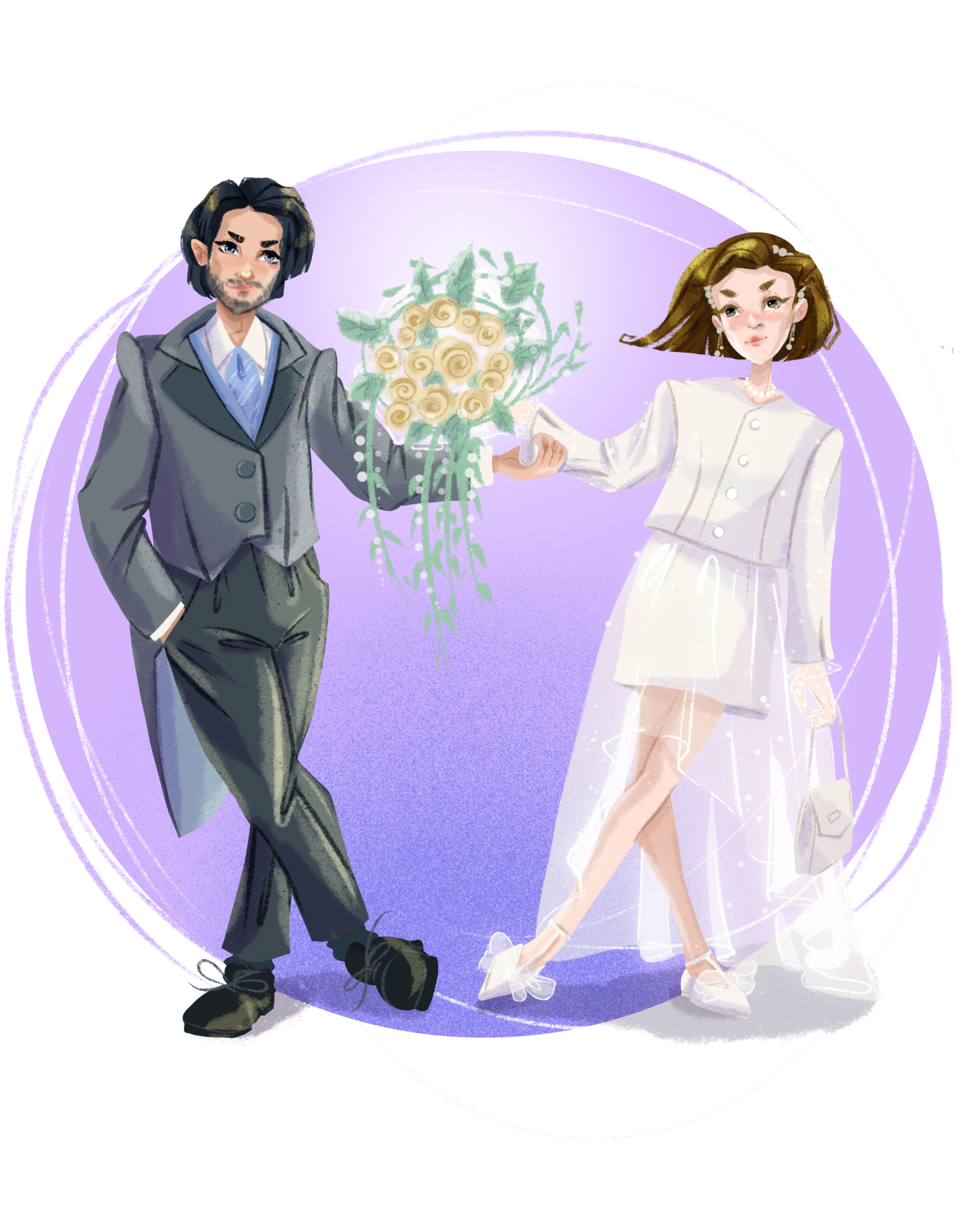 Парочки на свадьбе