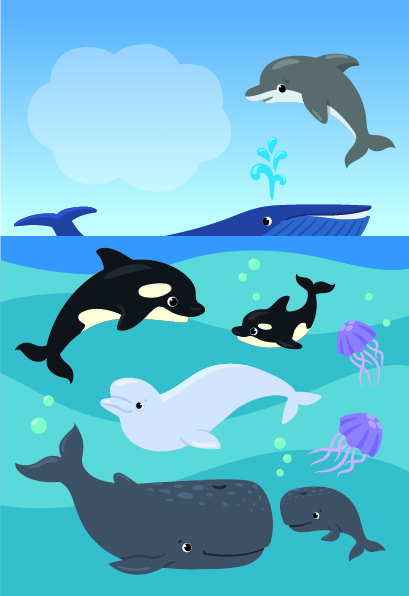 Стикербук "Я изучаю подводный мир" для издательства Я могу