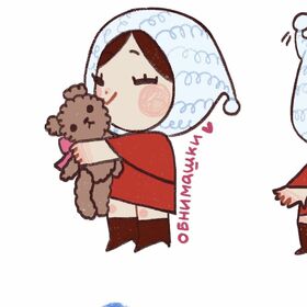 Стикеры Неваляшка для тг