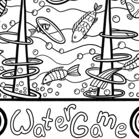 Раскраска рыбная антистресс