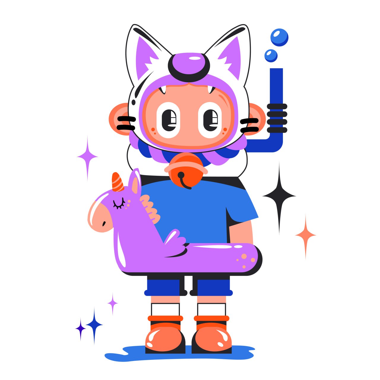 Иллюстрация для кафе ИЗИ