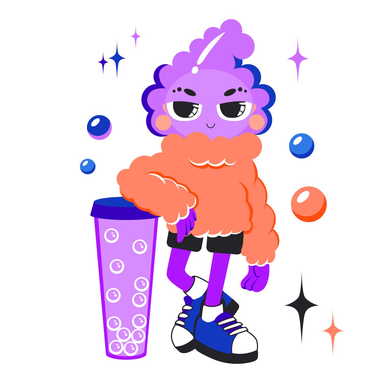 Иллюстрация для кафе ИЗИ