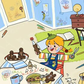 Раскраска с Мари