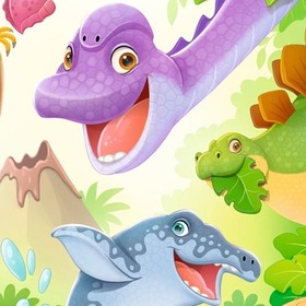 Динозавры. Играем вместе.