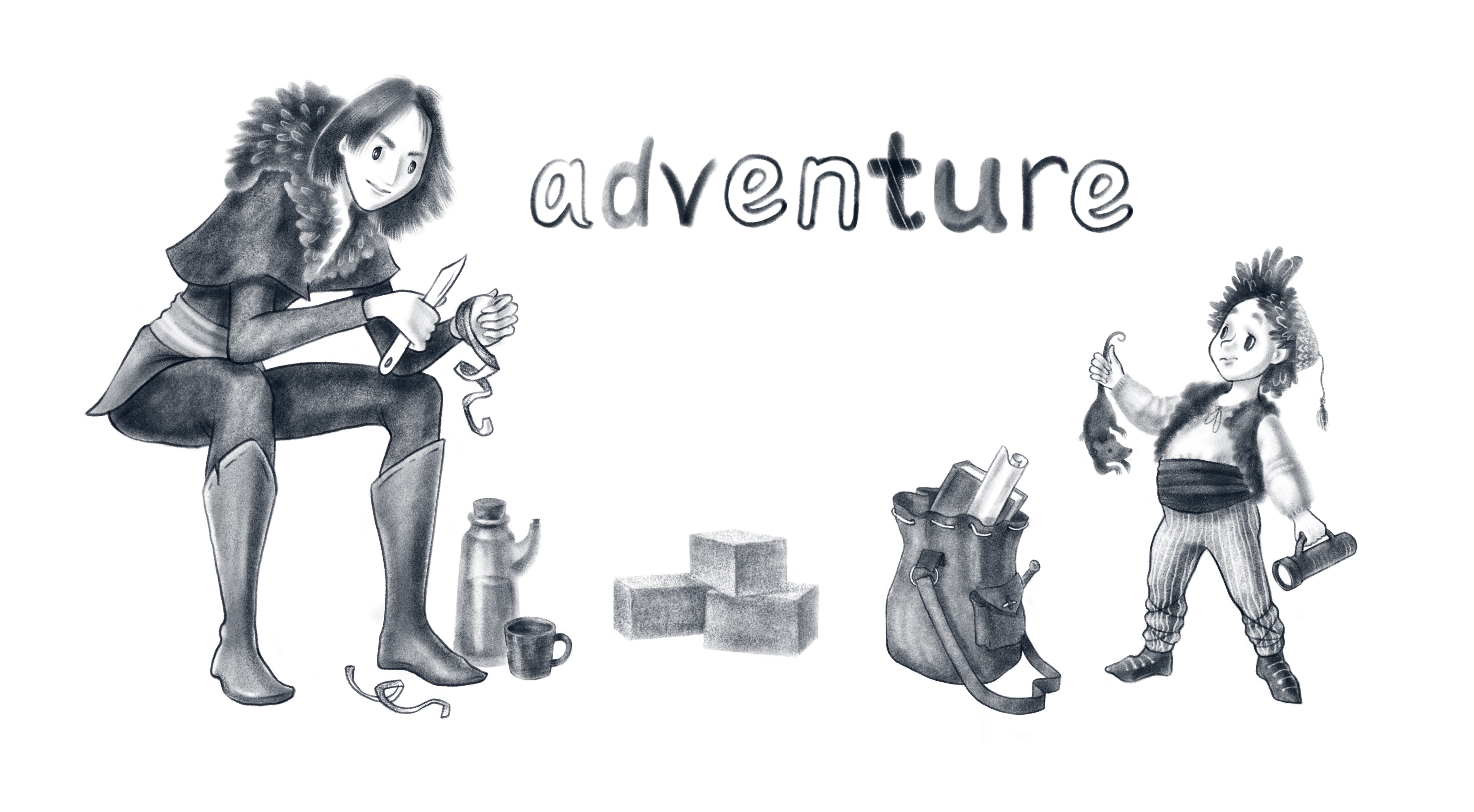 Ч/б иллюстрации