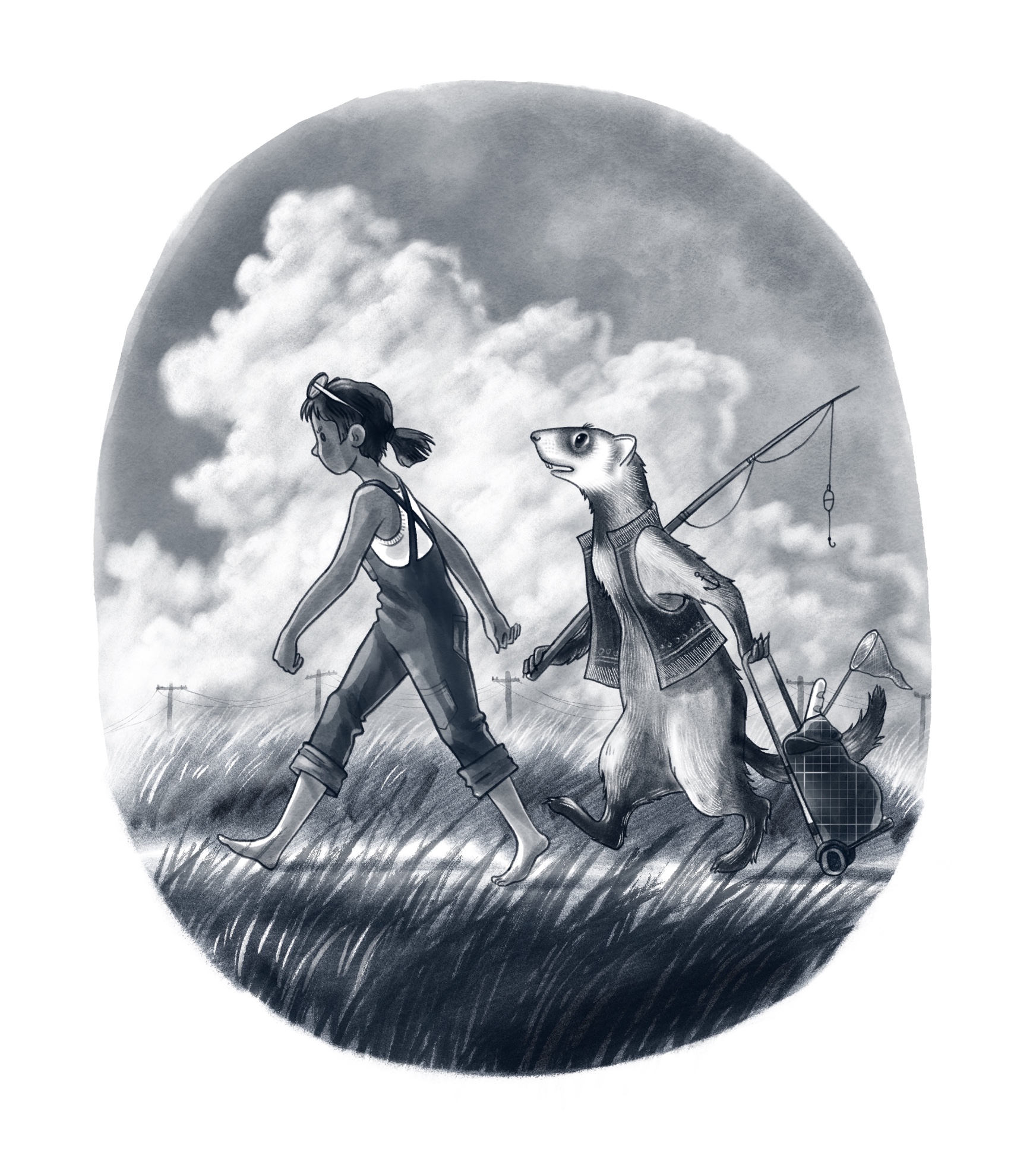 Черно-белые иллюстрации