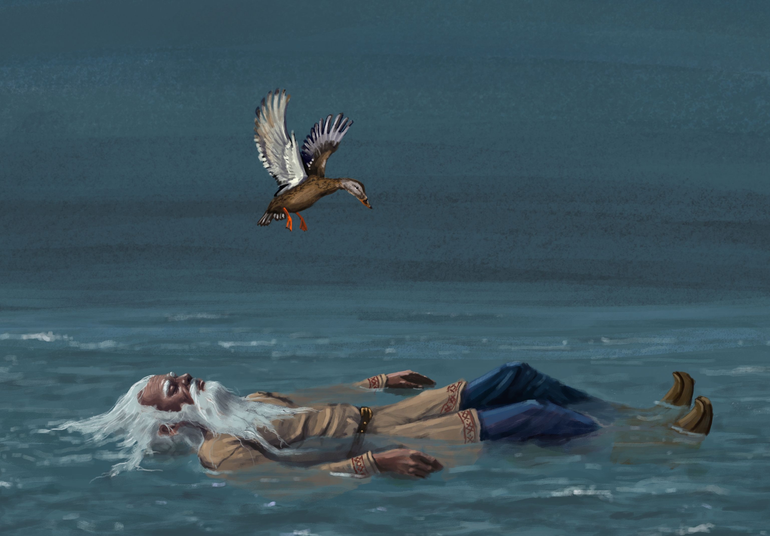 Серия иллюстраций по карельским народным рунам