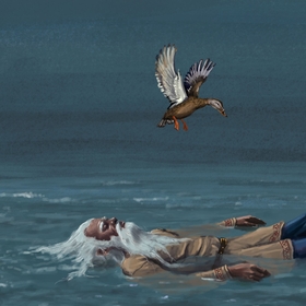 Серия иллюстраций по карельским народным рунам