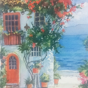 Акварельные скетчи