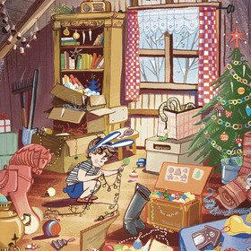 Иллюстрация для обложки журнала "Чердобряк" 2025