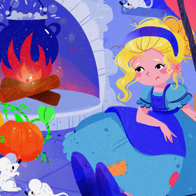 сюжетные иллюстрации по мотивам сказок