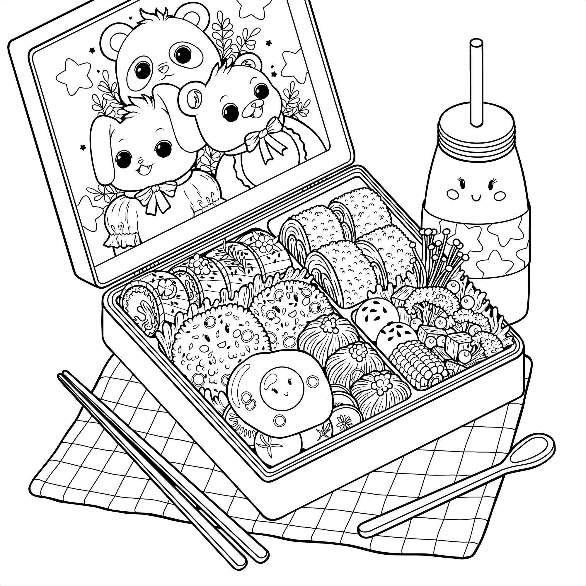 Раскраски для приложения Happy Color