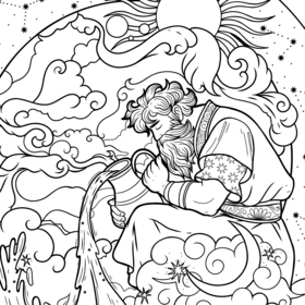 Раскраски - Знаки Зодиак