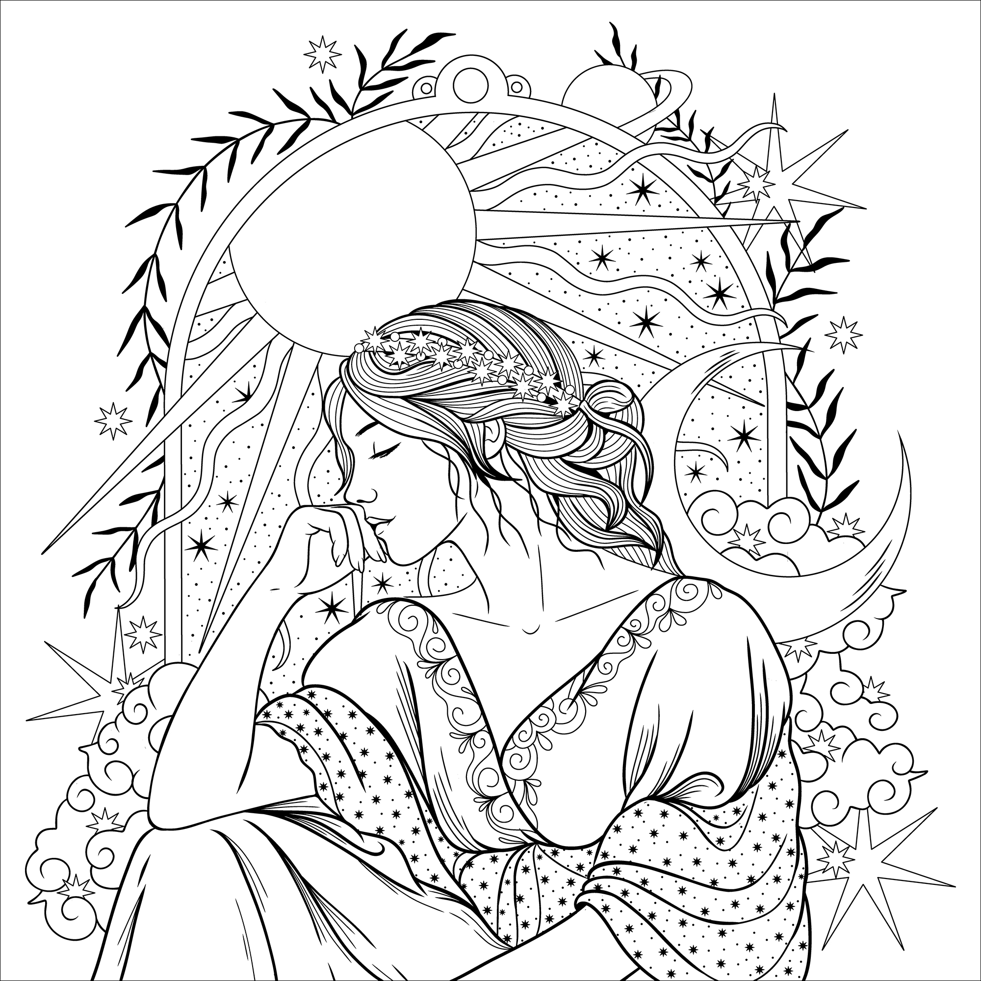 Раскраски - Знаки Зодиак