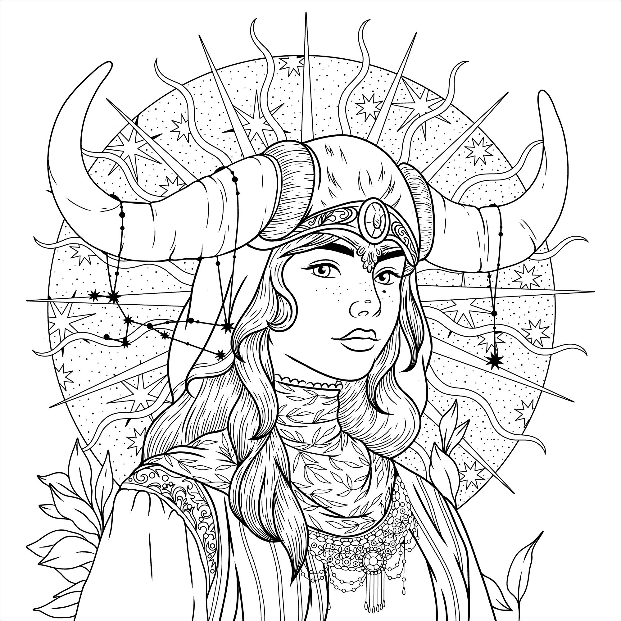 Раскраски - Знаки Зодиак