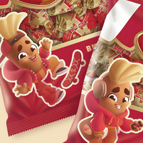 Маскот Фронтик для кондитерской фабрики Рот Фронт