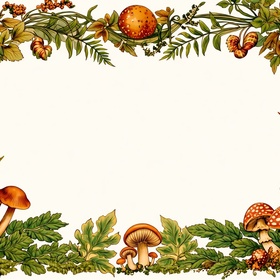 Растительные рамочки для текста