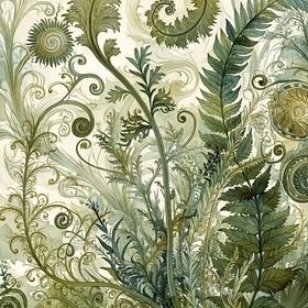 Паттерн с папоротником