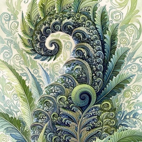 Папоротниковые узоры