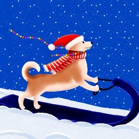 Новогодние наклейки