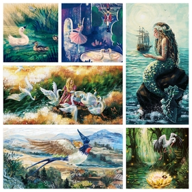 Серия открыток "Сказки Г.Х.Андерсена"