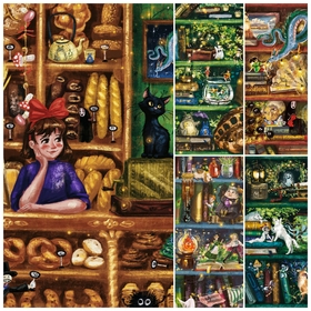 Серия открыток "По следам Миядзаки"