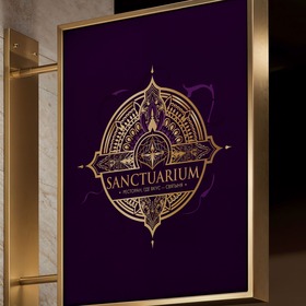 Логотип для ресторана "Sanctuarium"