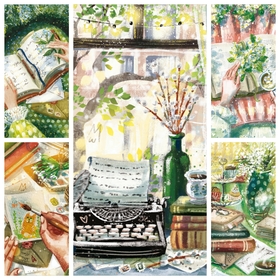 Серия открыток "Весенняя мелодия" #2