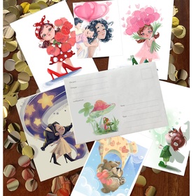 открытки постеры