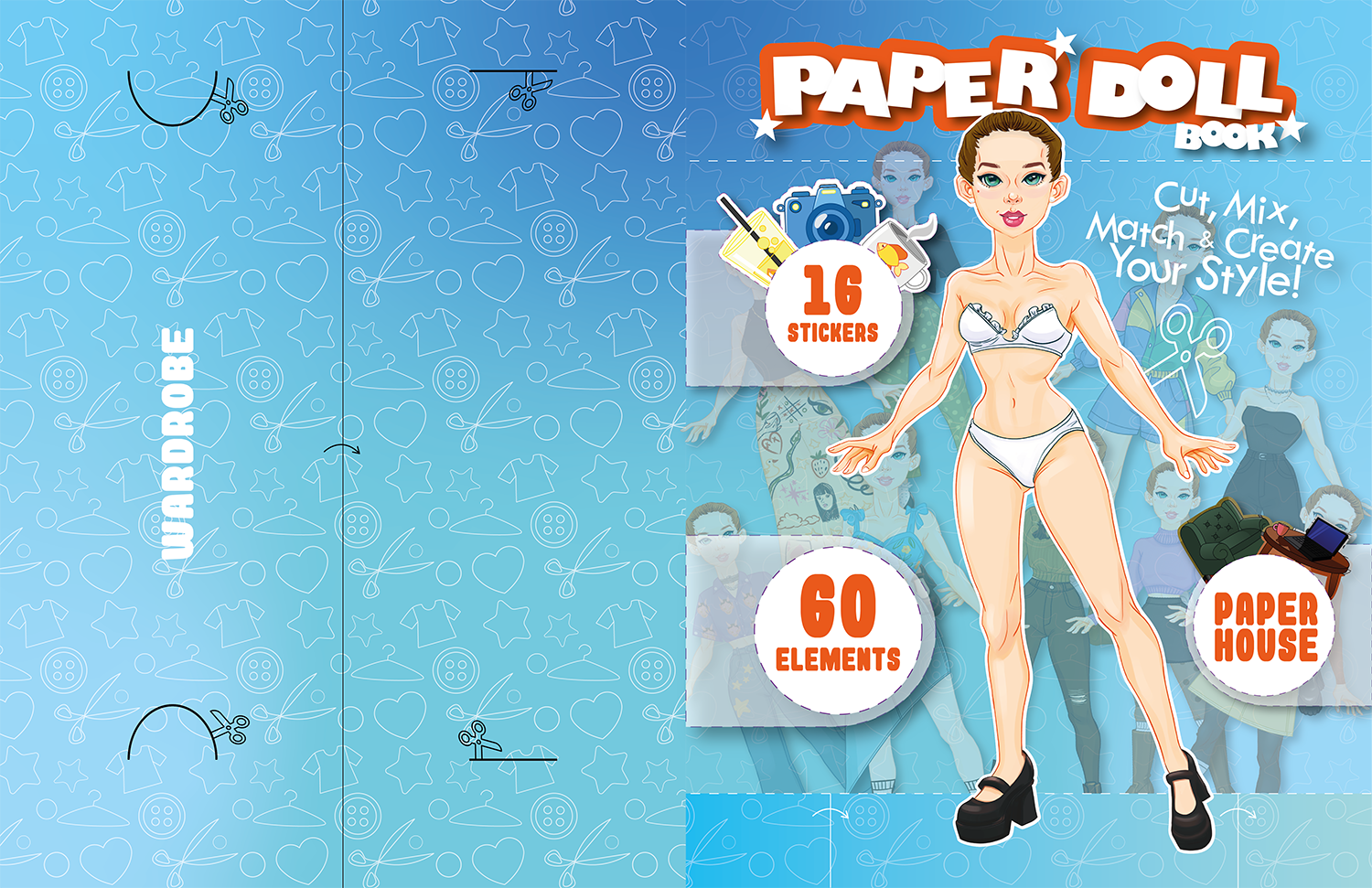 Бумажная кукла, как в 00-ых, но круче!