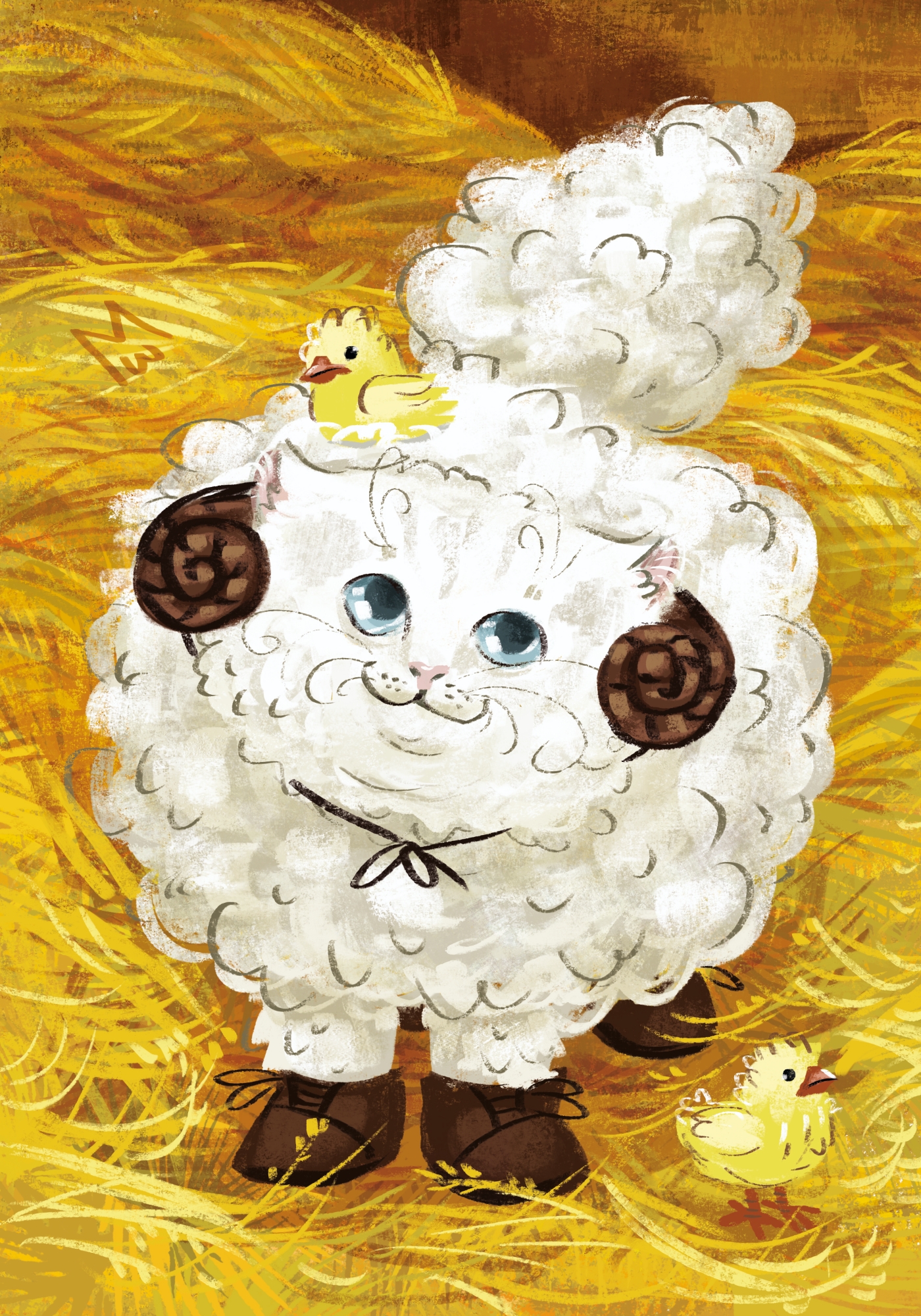 Серия открыток "Кошачий Зодиак" #2 - ОГОНЬ