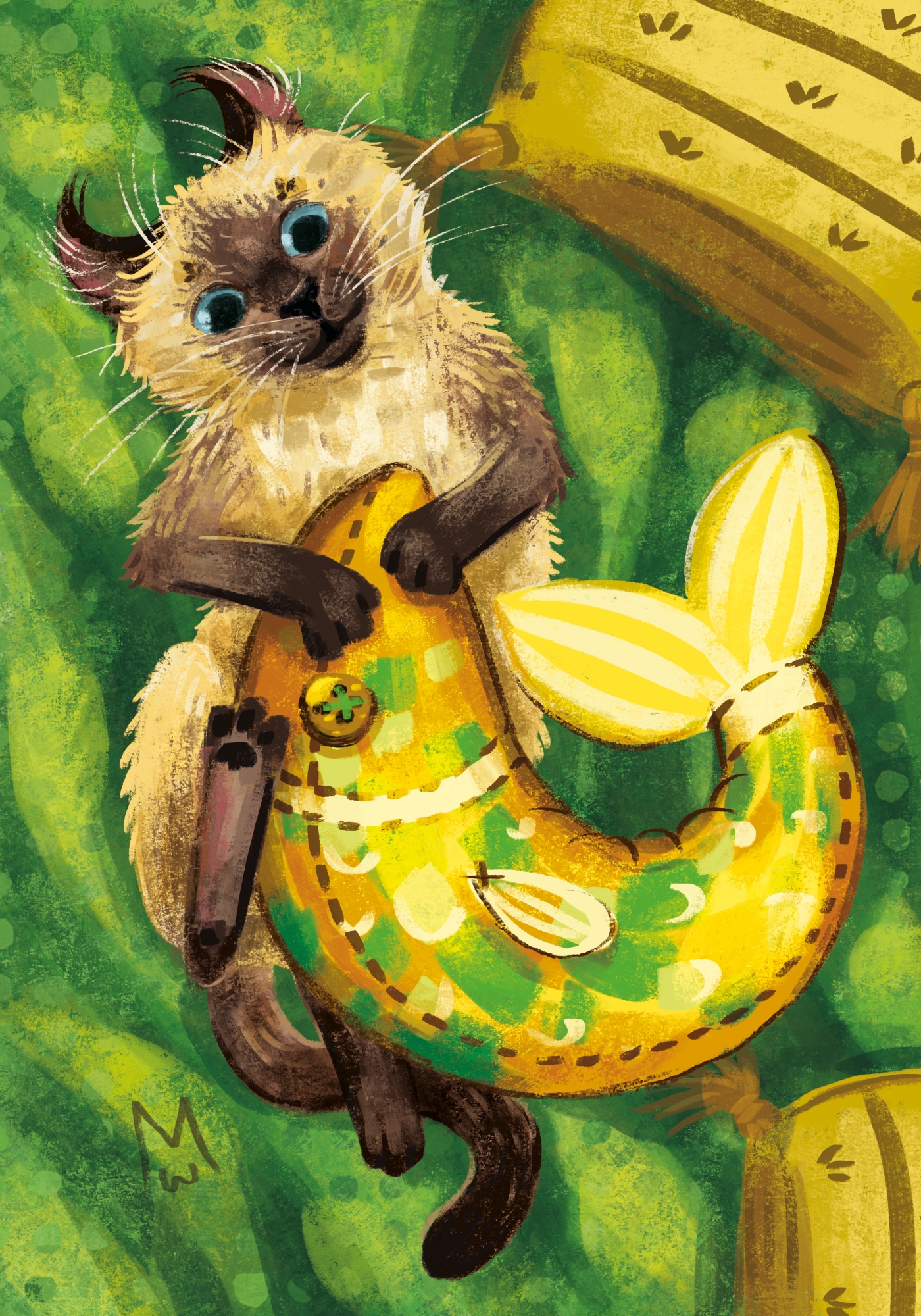 Серия открыток "Кошачий Зодиак" #3 - ЗЕМЛЯ