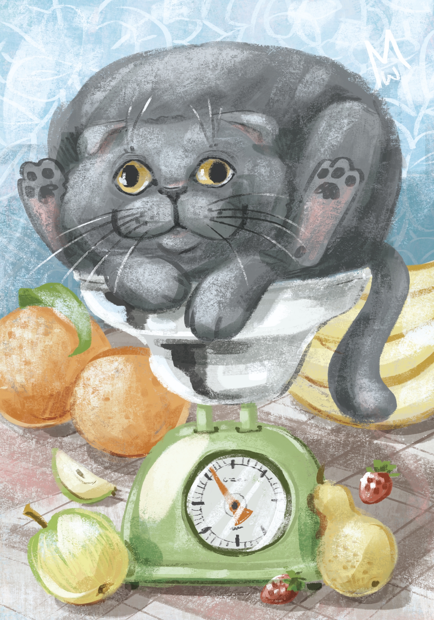 Серия открыток "Кошачий Зодиак" #4 - ВОЗДУХ