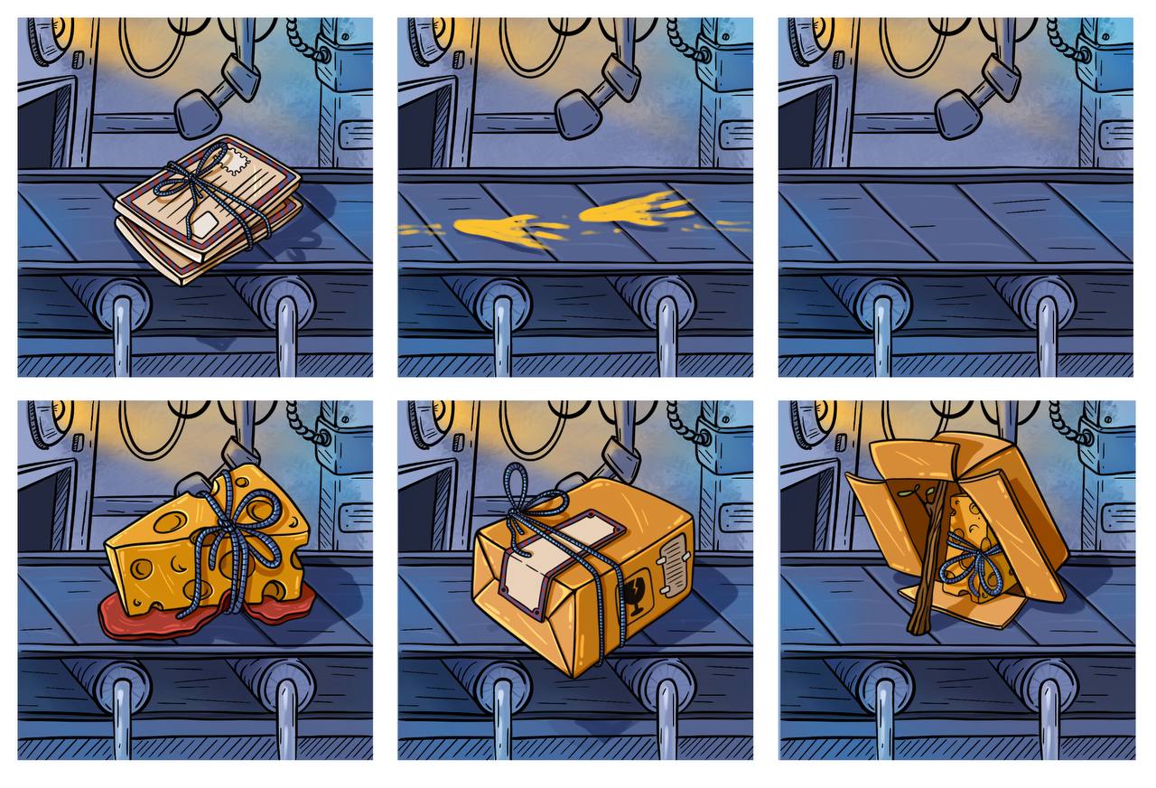 Настольная детская игра Крысопочта